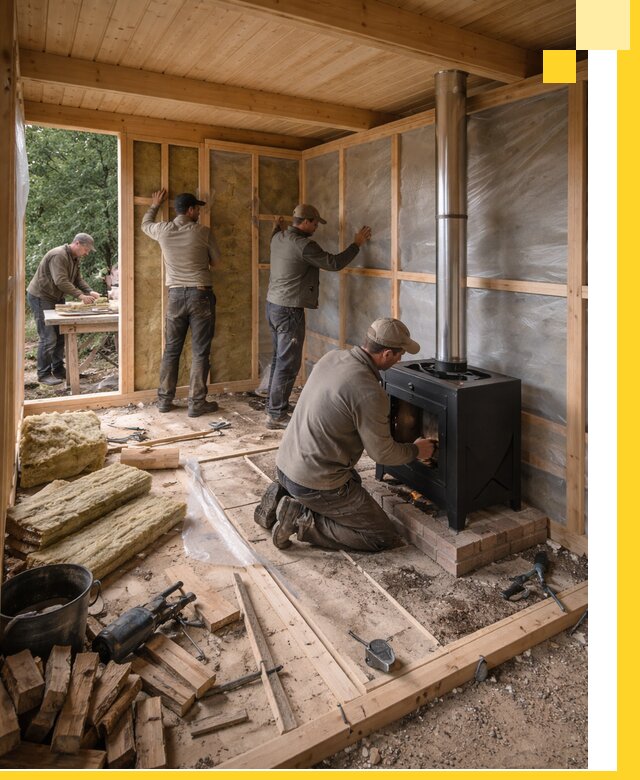 Профессиональный монтаж бань под ключ в Волгодонске для дома