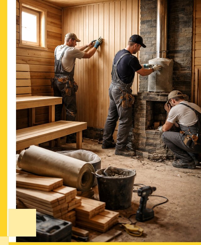 Ремонт бань под ключ в Волгодонске от 49244 р. | ЭриданВгн