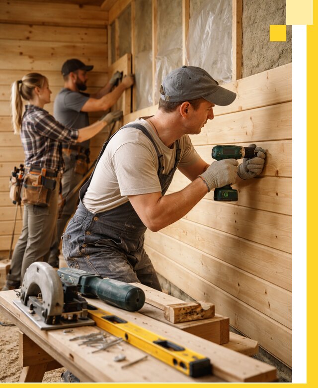 Обшивка бань под ключ в Волгодонске: отделка стен и потолков