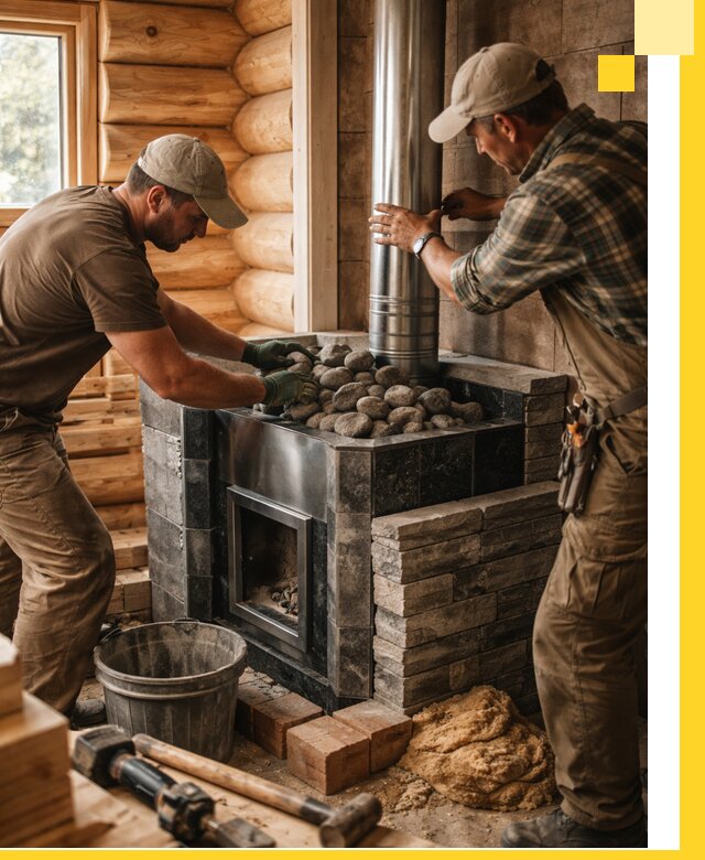 Строительство и отделка русских бань под ключ в Волгодонске