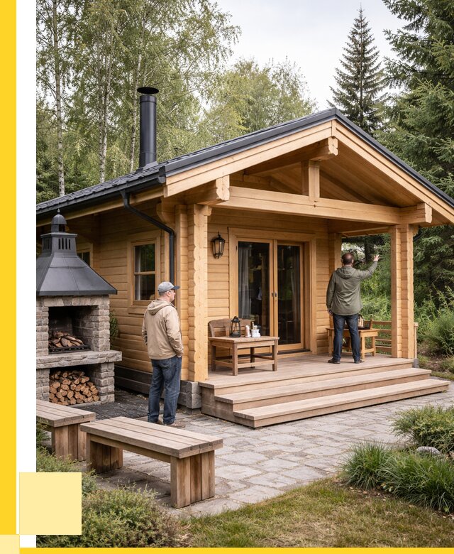 Деревянные бани под ключ в Волгодонске от 492435 р. | ЭриданВгн