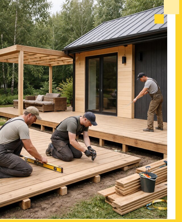 Строительство бань с террасой и бассейном под ключ в Волгодонске