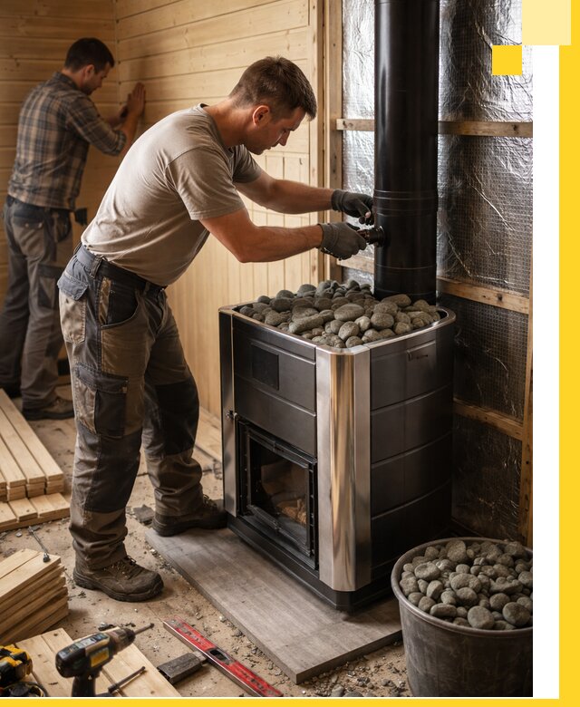 Проектирование и строительство парилок для бани в Волгодонске под ключ