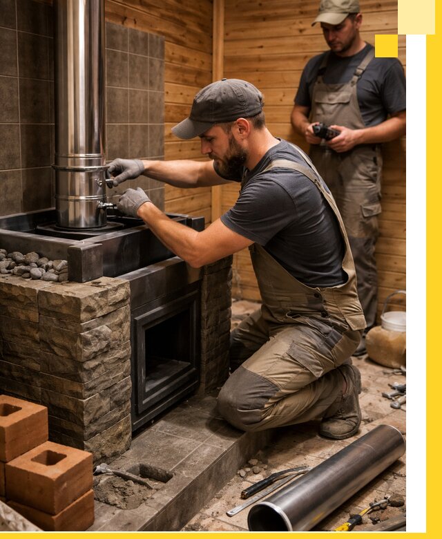 Изготовление и установка банных печей под ключ в Волгодонске