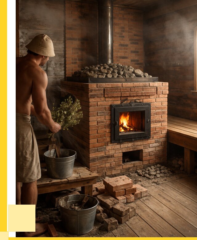 Кирпичные банные печи в Волгодонске от 98487 р. | ЭриданВгн