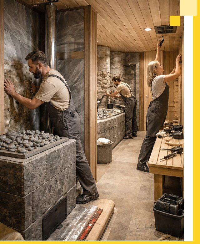 Строительство бань и SPA процедур в Волгодонске под ключ и отделкой