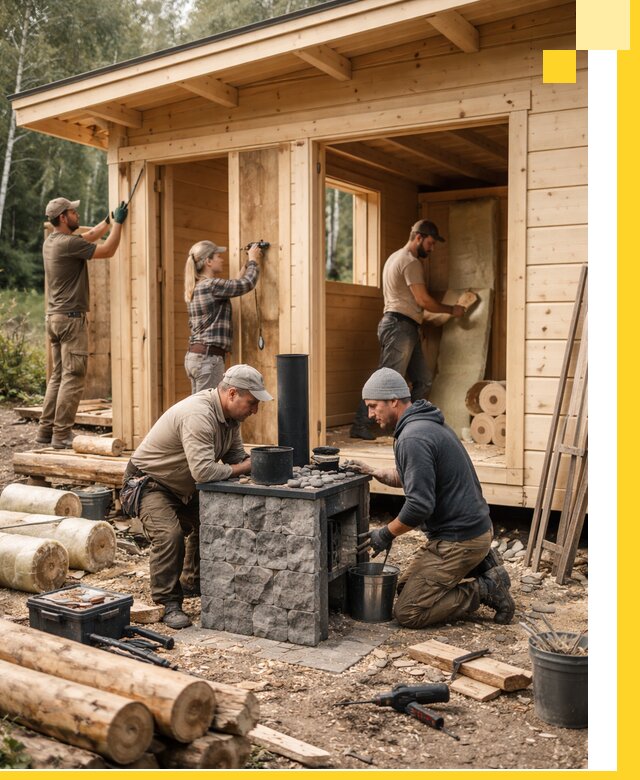 Купить баню под ключ в Волгодонске строительство монтаж отделка