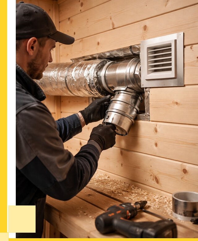 Монтаж вентиляции бани в Волгодонске от 13132 р. | ЭриданВгн