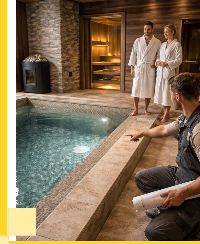 Проект бани с бассейном под ключ в Волгодонске от 71130 р. | ЭриданВгн