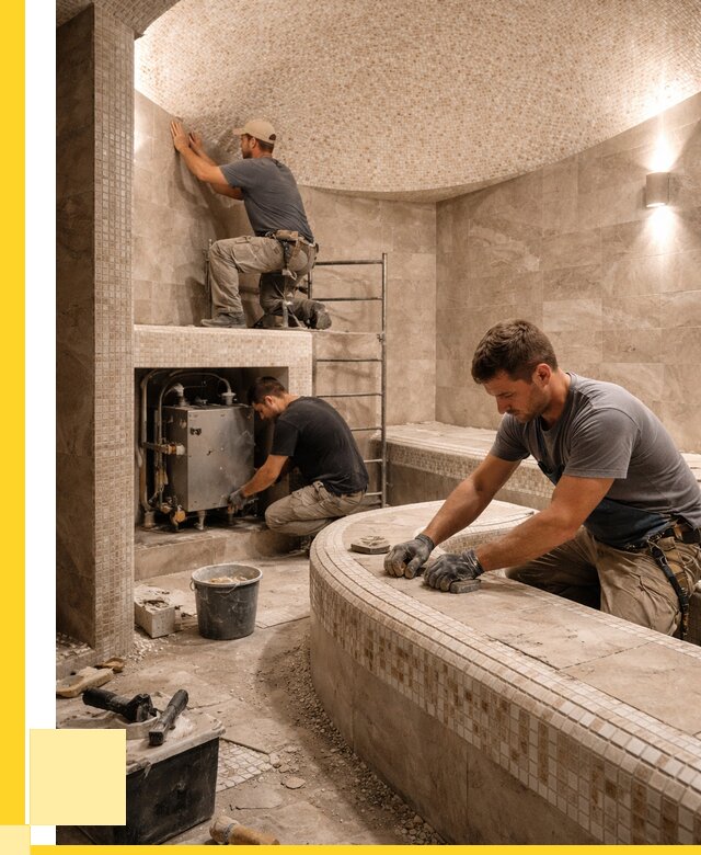 Монтаж хамамов под ключ в Волгодонске от 273575 р. ЭриданВгн