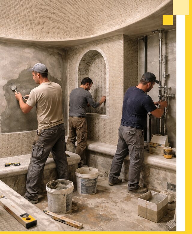 Профессиональный монтаж хамамов под ключ в Волгодонске с гарантией