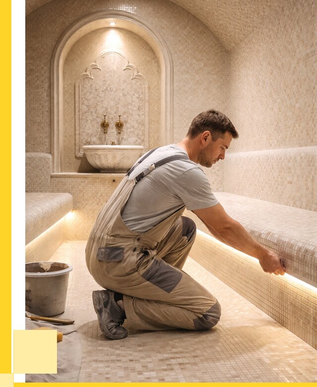 Отделка хамамов под ключ в Волгодонске от 6019 р. | ЭриданВгн