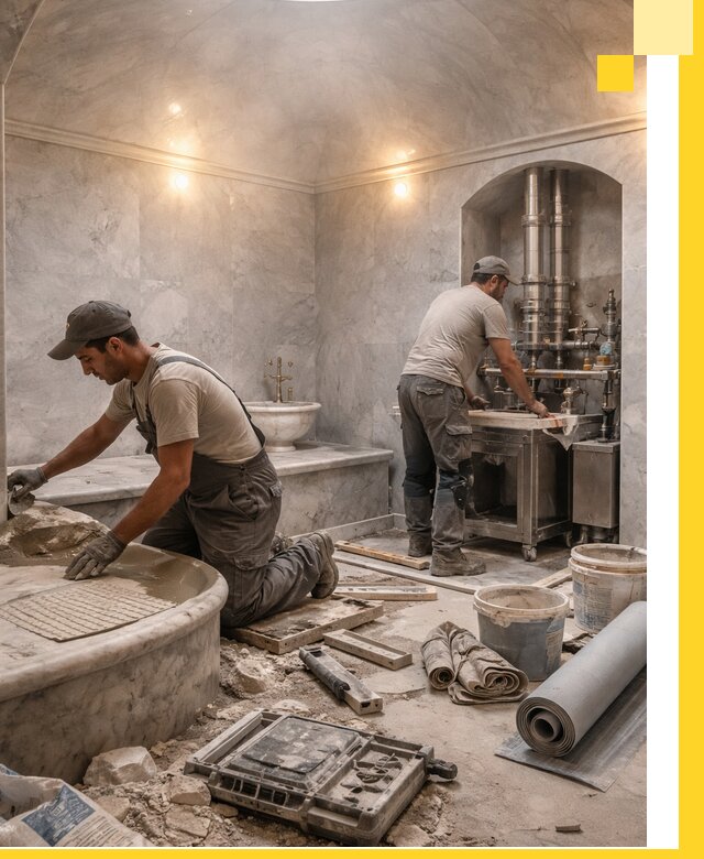 Строительство турецких бань хаммам под ключ в Волгодонске