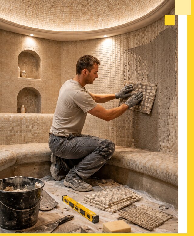 Устройство и монтаж домашнего хамама под ключ в Волгодонске