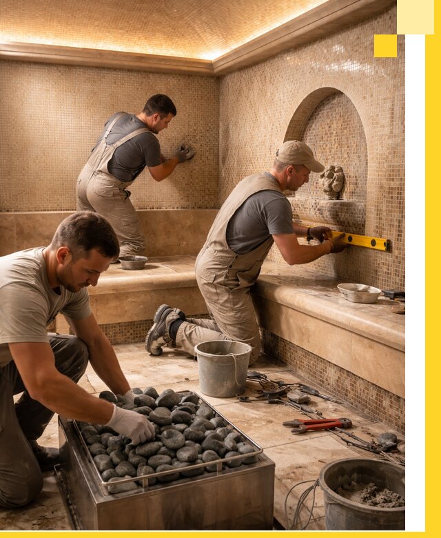 Проектирование и строительство хамама и сауны в Волгодонске