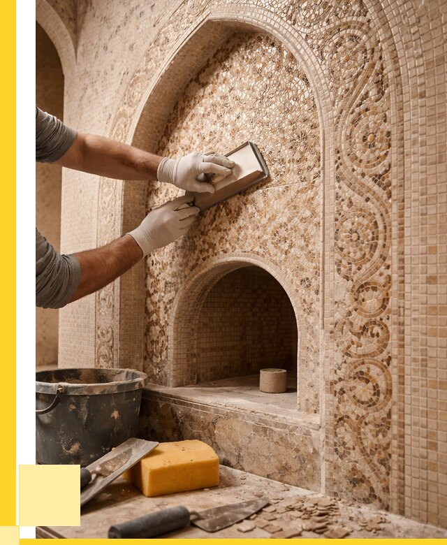 Мозаика для хамама в Волгодонске под ключ от 5472 р. | ЭриданВгн