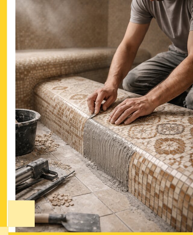 Плитка для хамама под ключ в Волгодонске от 3830 р. | ЭриданВгн