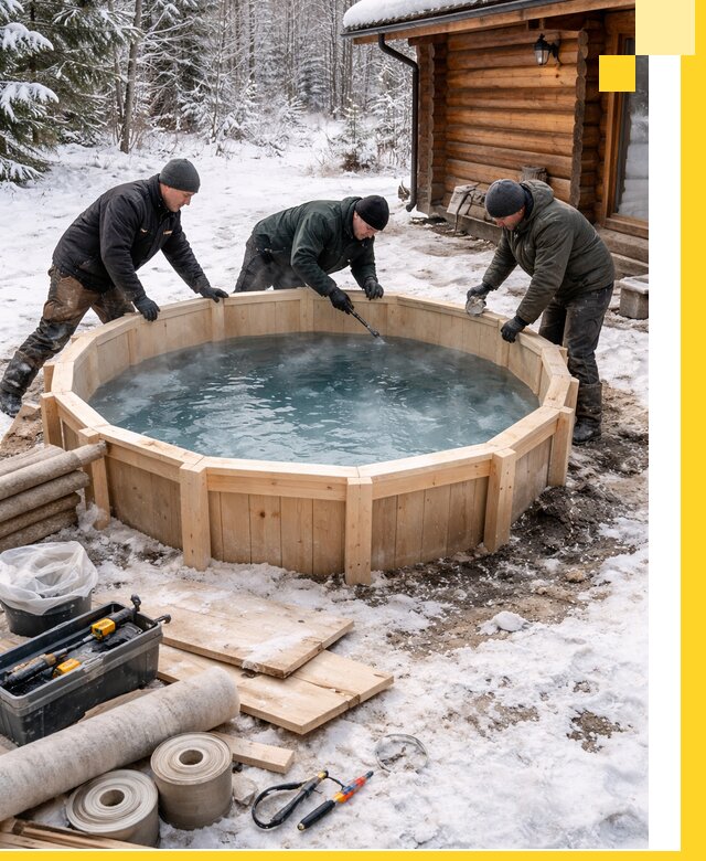 Изготовление и установка ледяных купелей под ключ в Волгодонске