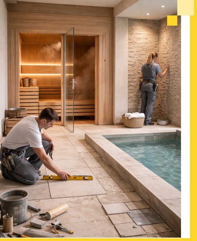 Комплексный дизайн и отделка интерьеров SPA под ключ в Волгодонске